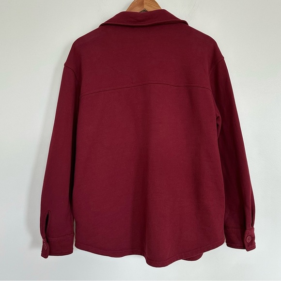 Good American Sueded Fleece Shacket Shirt Jacket Size XS / Small 00 - 0 - Picture 10 of 16